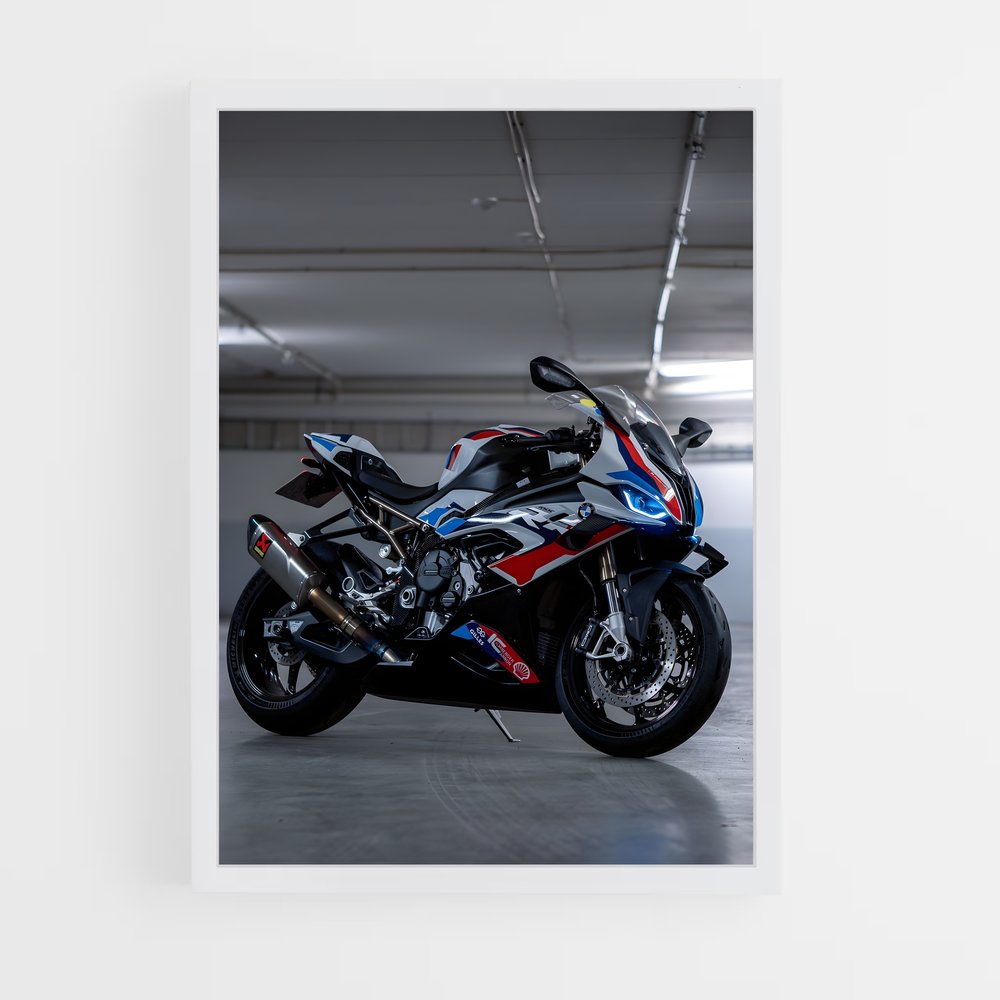 Poster Garage Night Rider – affiche BMW Motorrad (vue 3)